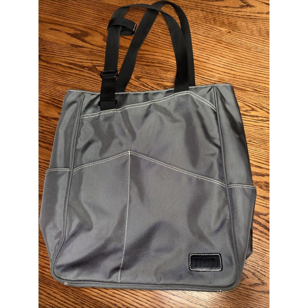 Maggie Mather MM Original Tennis Tote Bag Pewter Pickleball READ